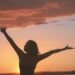 silhouette of woman